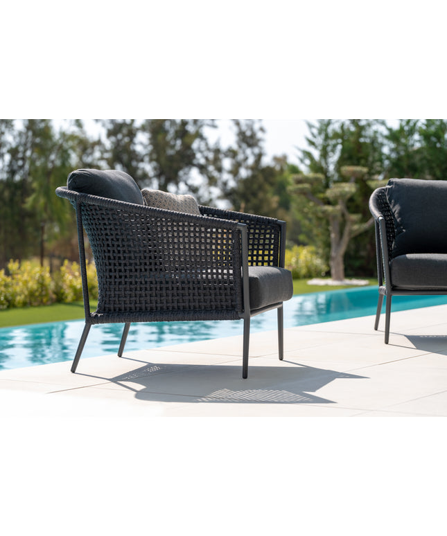 ENSEMBLE SALON SAPHIR CHARCOAL/ROPE BLACK